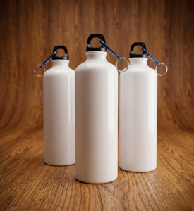 botellas en blanco